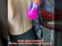 دکوراسیون شفاف مستقیم ضد آب قابل چاپ برچسب خالکوبی موقت کاغذ چاپ آفست